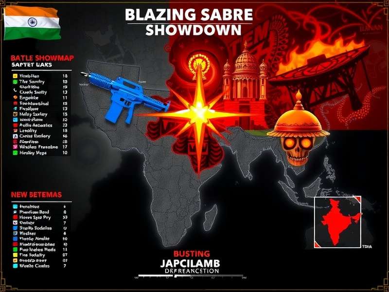 Blazing Sabre Showdown Strategic Battle Map